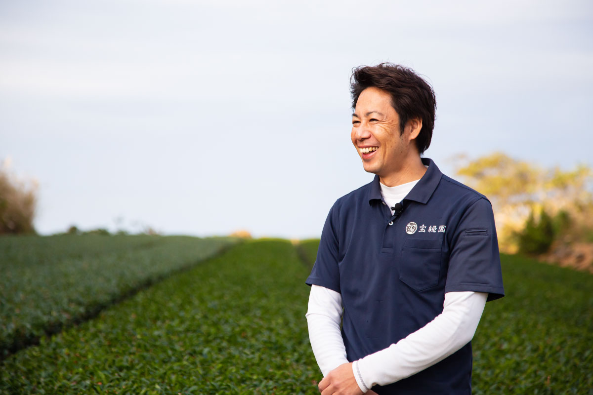 佐々町のお茶農家 寶持さん