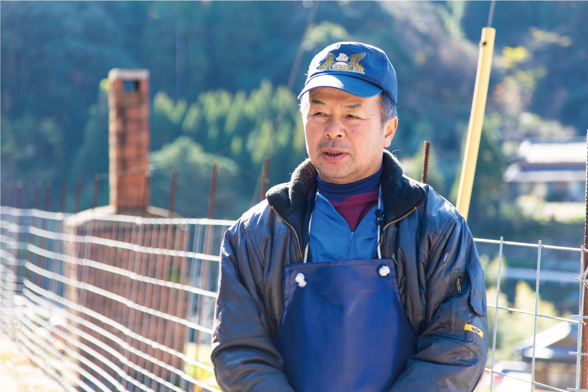 イノシシ肉加工所の照本茂法さん